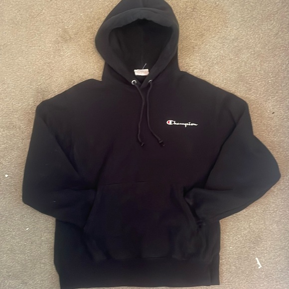 Champion black casual hoodie - Picture 1 of 6